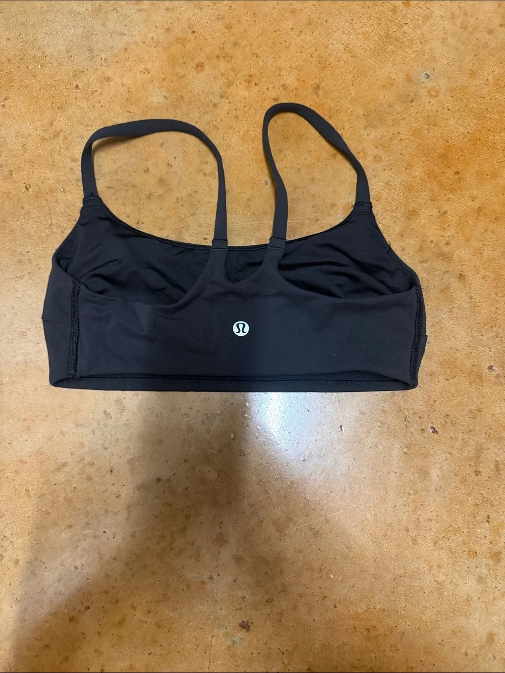 lululemon athletica Black Slim-Strap Low-Impact Sports Bra